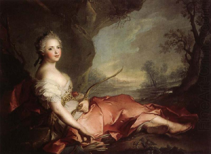 Jean Marc Nattier Marie Adelaide of France Represented as Diana china oil painting image